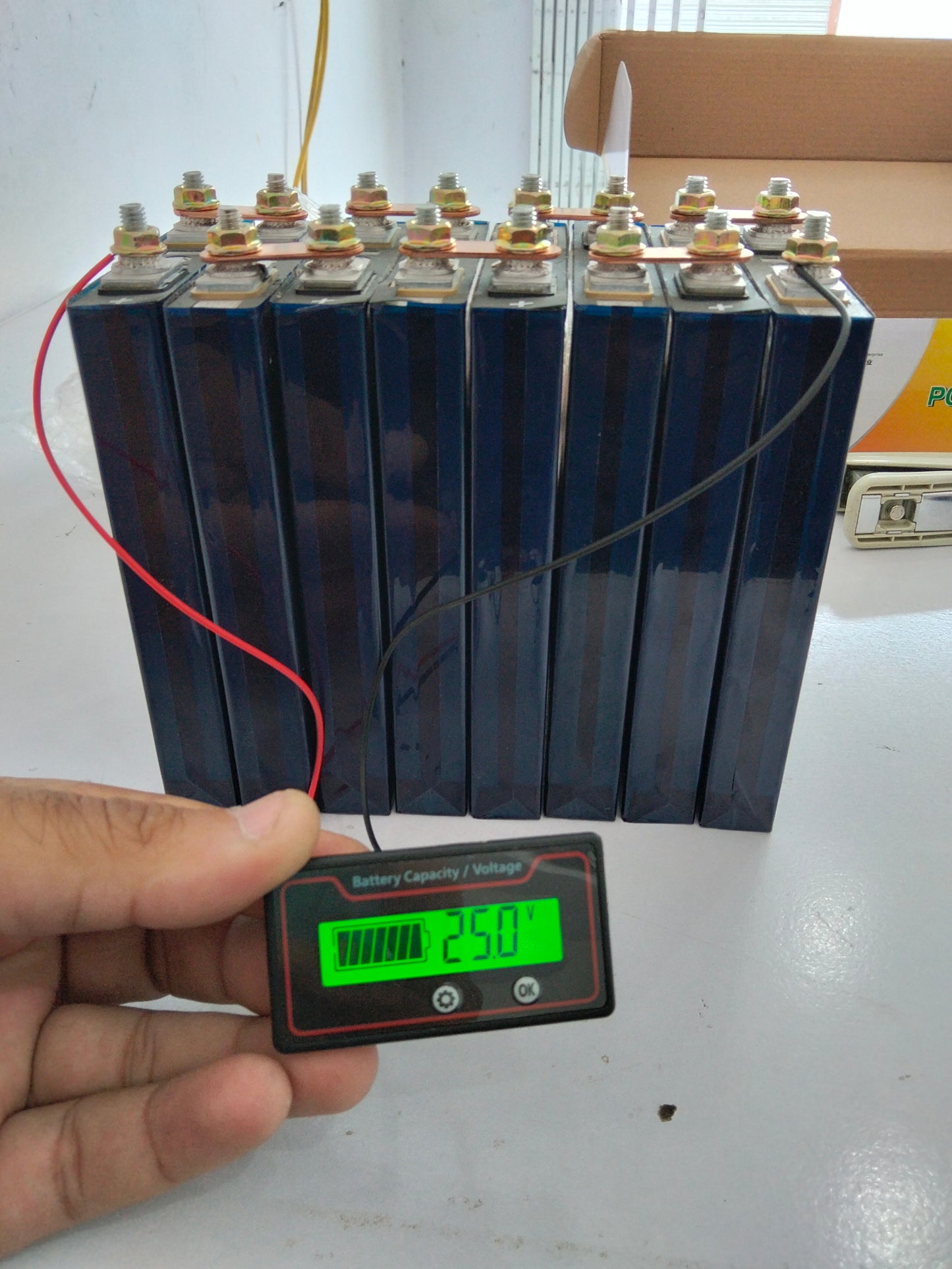 High Quality Universal 8V-100V Battery Level Indicator & Voltmeter Gauge for E-Bikes, Motorcycles & Cars