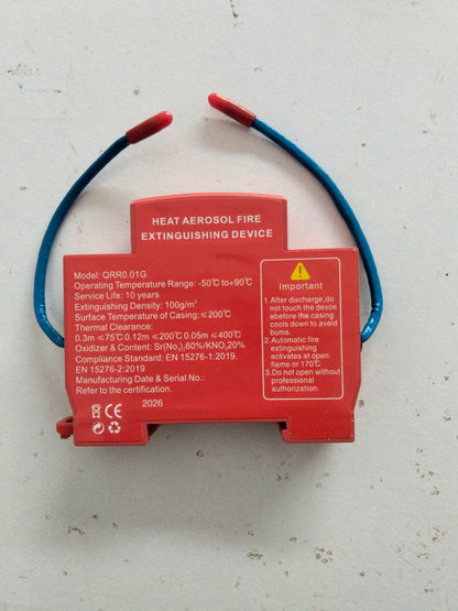 Automatic Hot Aerosol Fire Extinguishing Device (Model QRR0.01G)