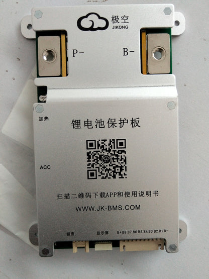 JK Smart BMS (Model: JK-B1A8S10P) 100A BMS with 1A Active Balancer